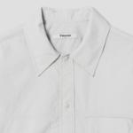 8 seconds Nylon Utility Short-Sleeve Shacket — Light Grey