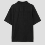 8 seconds Crinkle Pullover Shirt — Black