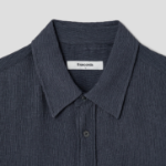 8 seconds Crinkle Short-Sleeve Shirt — Ash