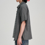 8 seconds Check Short-Sleeve Shirt — Navy