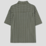 8 seconds Check Short-Sleeve Shirt — Khaki
