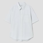 8 seconds Oxford Oversized Short-Sleeve Shirt — Light Green