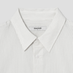 8 seconds Textured Stripe Short-Sleeve Shirt — Ivory