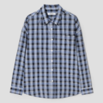 8 seconds Oversized Check Shirt — Sky Blue