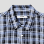 8 seconds Oversized Check Shirt — Sky Blue