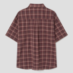 8 seconds Color Check Short-Sleeve Shirt — Red