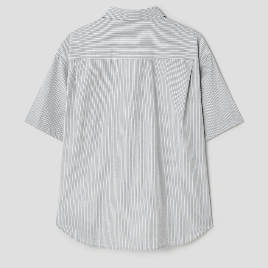 8 seconds Seersucker Stripe Short-Sleeve Shirt — Sky Blue
