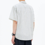 8 seconds Stripe Short-Sleeve Shirt — White