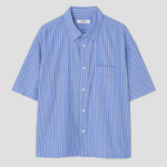8 seconds Multi Stripe Short-Sleeve Shirt — Blue