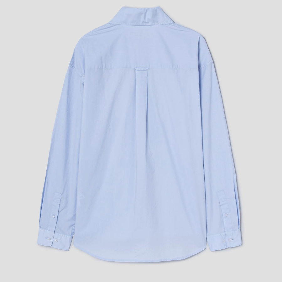 8 seconds 60s Cotton Poplin Overfit Shirt — Sky Blue
