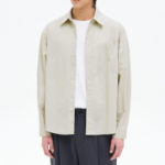 8 seconds 60s Cotton Poplin Overfit Shirt — Beige