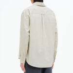 8 seconds 60s Cotton Poplin Overfit Shirt — Beige