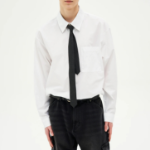 8 seconds 60s Cotton Poplin Overfit Shirt — White