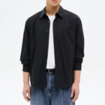 8 seconds 60s Cotton Poplin Overfit Shirt — Black