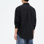 8 seconds 60s Cotton Poplin Overfit Shirt — Black