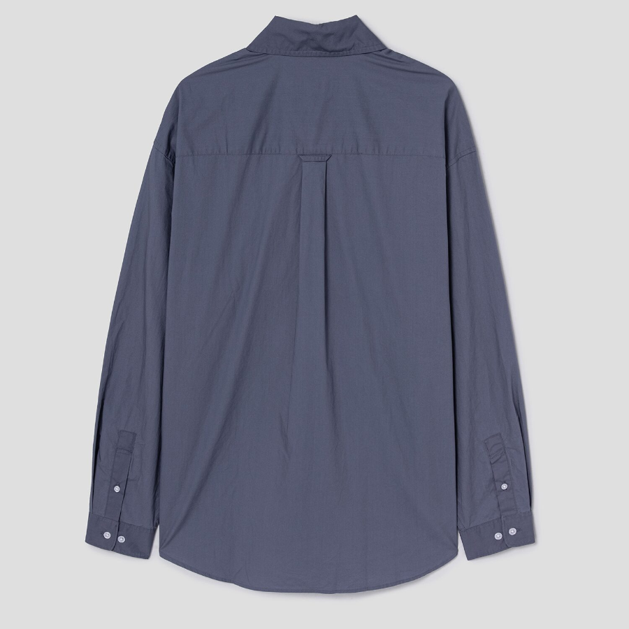 8 seconds 60s Cotton Poplin Overfit Shirt — Ash