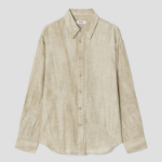 8 seconds Linen Blended Shirt — Beige