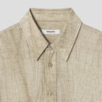 8 seconds Linen Blended Shirt — Beige