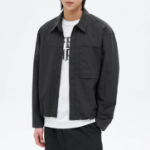 8 seconds Ripstop Nylon Shacket — Ash