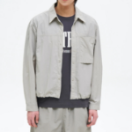 8 seconds Ripstop Nylon Shacket — Light Grey