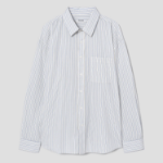 8 seconds Pinstripe Shirt — Ivory
