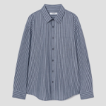 8 seconds Pinstripe Shirt — Ash