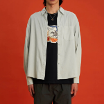 8 seconds Sheer Cotton Garment Dyeing Shirt — Light Green