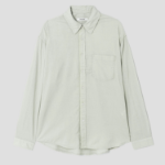 8 seconds Sheer Cotton Garment Dyeing Shirt — Light Green