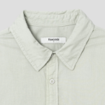 8 seconds Sheer Cotton Garment Dyeing Shirt — Light Green