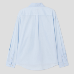 8 seconds Sheer Cotton Garment Dyeing Shirt — Sky Blue