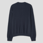 8 seconds Cool Touch Round Button Cardigan — Navy