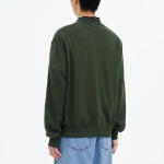 8 seconds Cool Touch Round Button Cardigan — Khaki