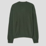 8 seconds Cool Touch Round Button Cardigan — Khaki