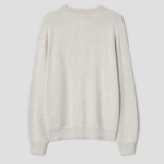 8 seconds Raccoon Blended Round Cardigan — Beige