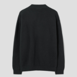 8 seconds Double-Faced Y-Neck Basic Cardigan — Black