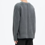 8 seconds Heavy Gauge Round Cardigan — Ash