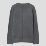 8 seconds Heavy Gauge Round Cardigan — Ash