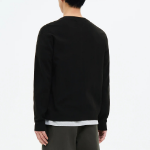 8 seconds Openwork Detail Round Cardigan — Black
