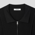 8 seconds Blouson Zip-Up Cardigan — Black