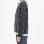 8 seconds Bulky Round-Neck Cardigan — Ash