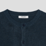 8 seconds Minimal Round Cardigan — Blue