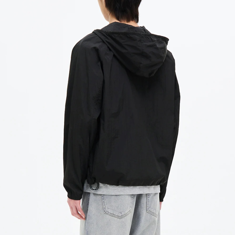 8 seconds Hooded Short Windbreaker — Black