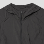 8 seconds Hooded Short Windbreaker — Brown