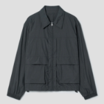 8 seconds Light Collar Windbreaker — Ash