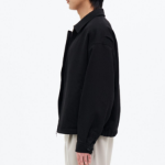 8 seconds Heavy Twill Collar Short Blouson — Black