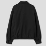 8 seconds Heavy Twill Collar Short Blouson — Black