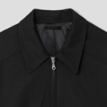 8 seconds Heavy Twill Collar Short Blouson — Black