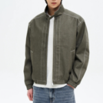 8 seconds Non-Fade Denim Outer — Khaki