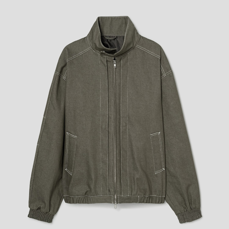 8 seconds Non-Fade Denim Outer — Khaki