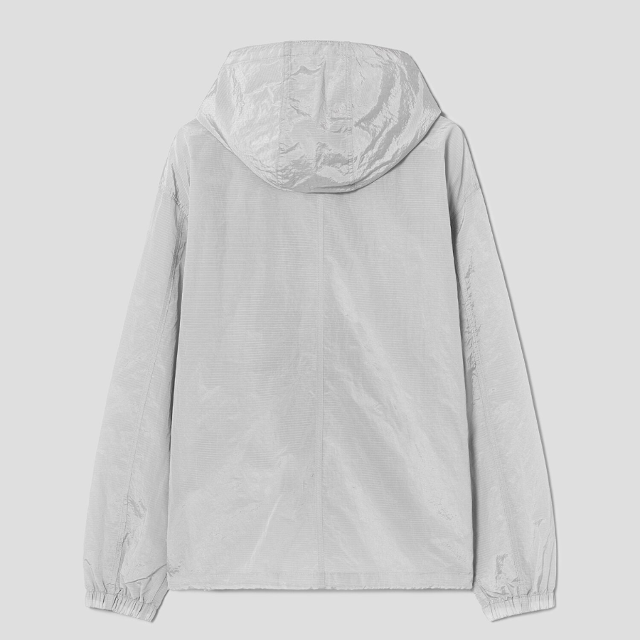8 seconds Twin Zip-Up Hooded Outer — Light Grey